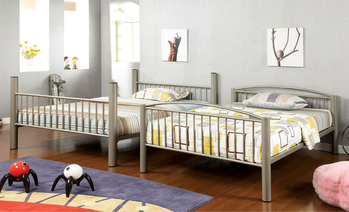 Furniture of America Lovia - Bunk Bed | Meri Furniture