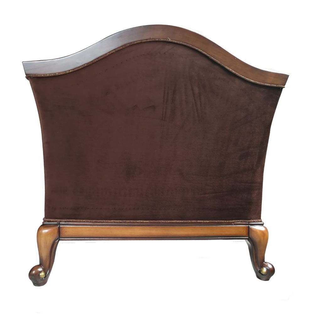 ACME Beredei - Chair - Fabric & Antique Oak | Meri Furniture