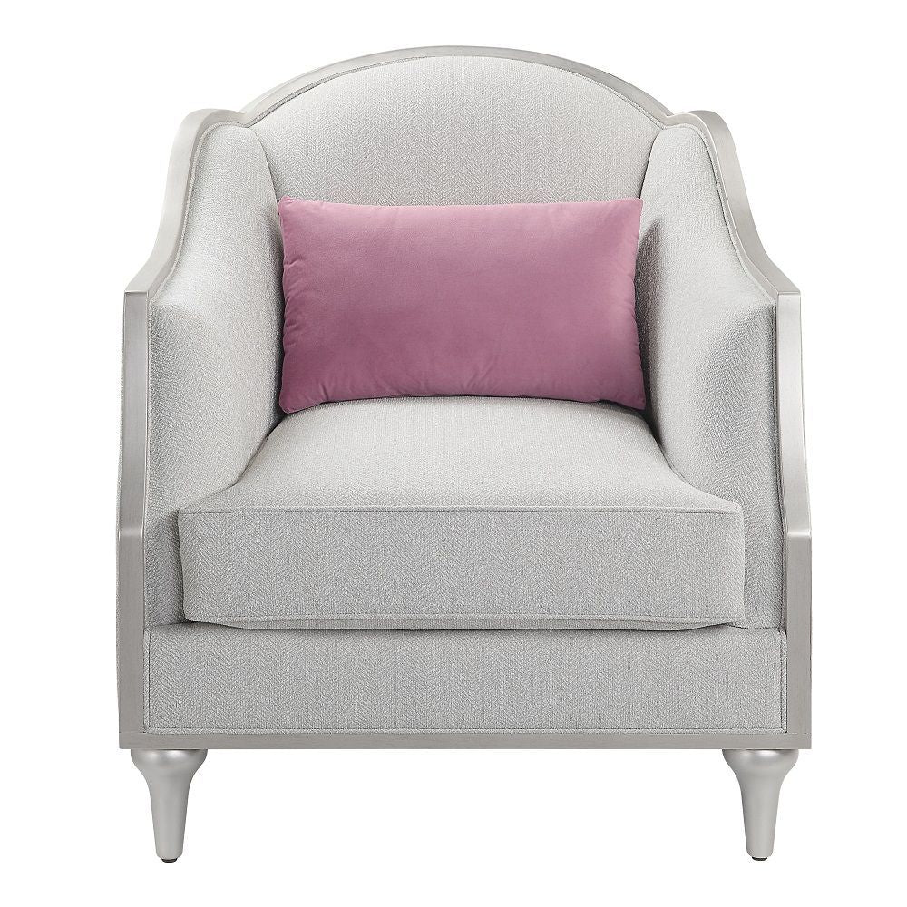 ACME Kasa Chair - Beige Linen | Meri Furniture