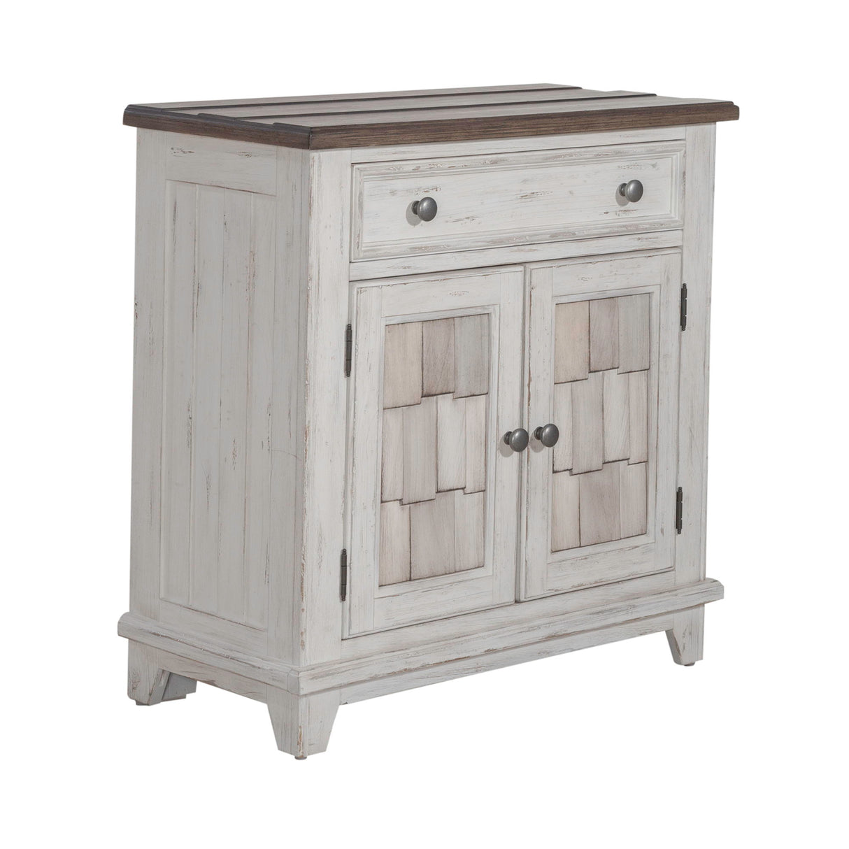 Liberty Furniture River Place - Accent Cabinet - White | Meri Furniture