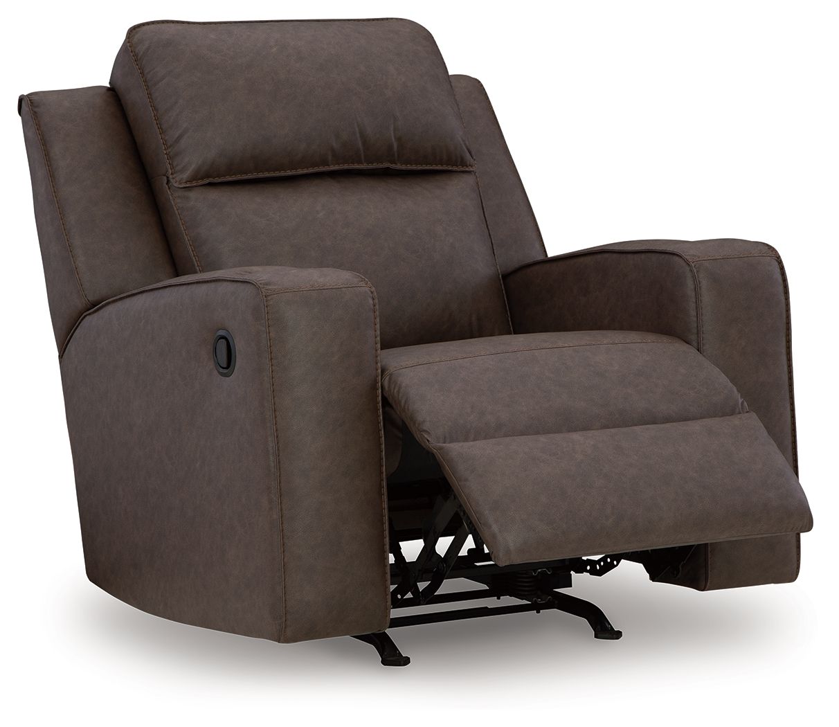 Signature Design by Ashley® Lavenhorne - Granite - Rocker Recliner | Meri Furniture