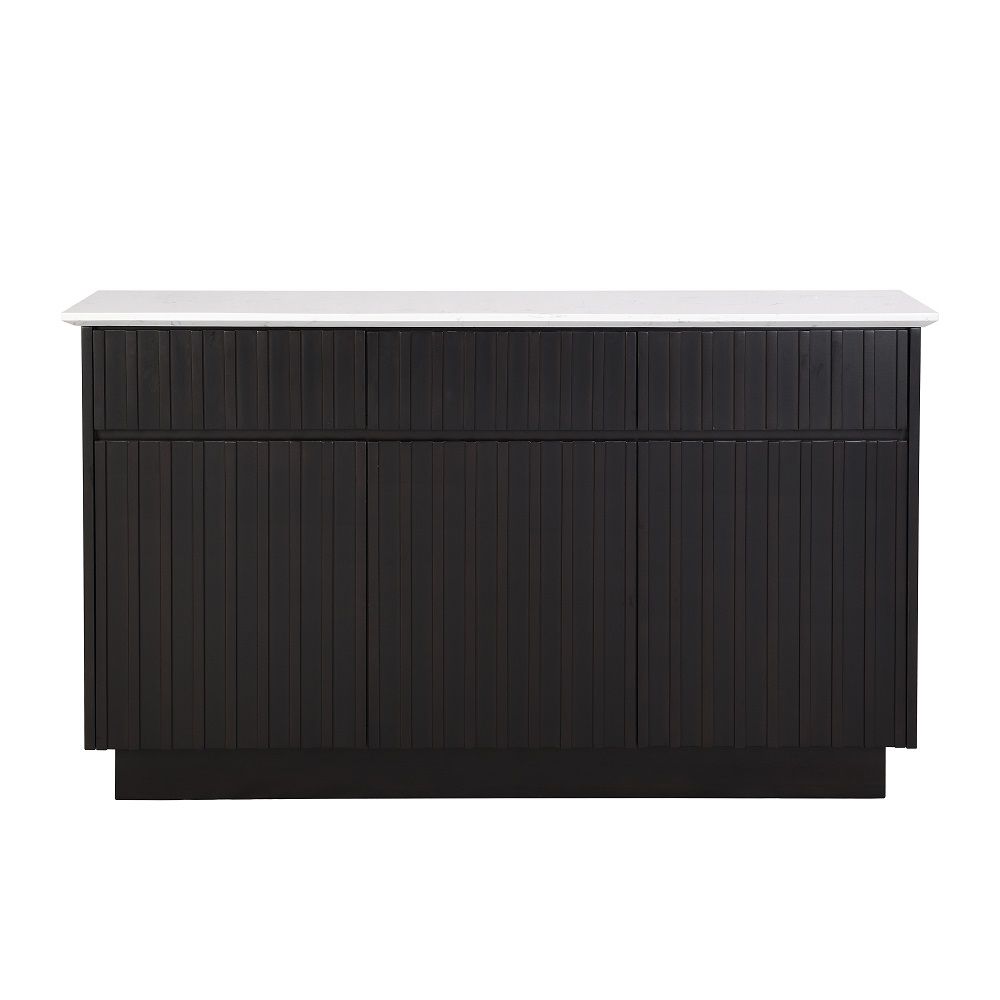 ACME Jaramillo - Server - Engineering Black | Meri Furniture