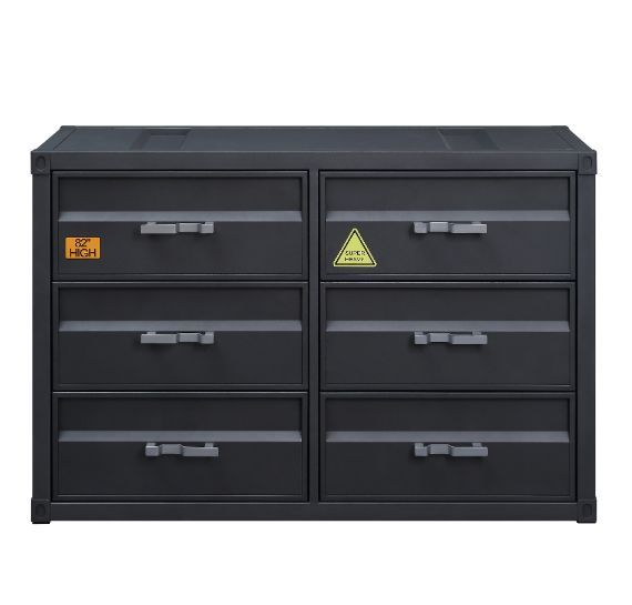 ACME Cargo - Dresser - Gunmetal Finish | Meri Furniture