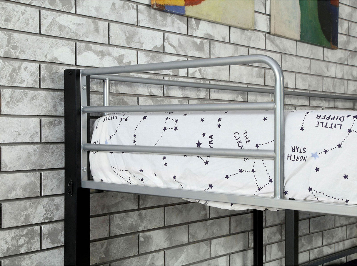 Furniture of America Aubrey - Twin Triple Decker Bed - Sand Black | Meri Furniture