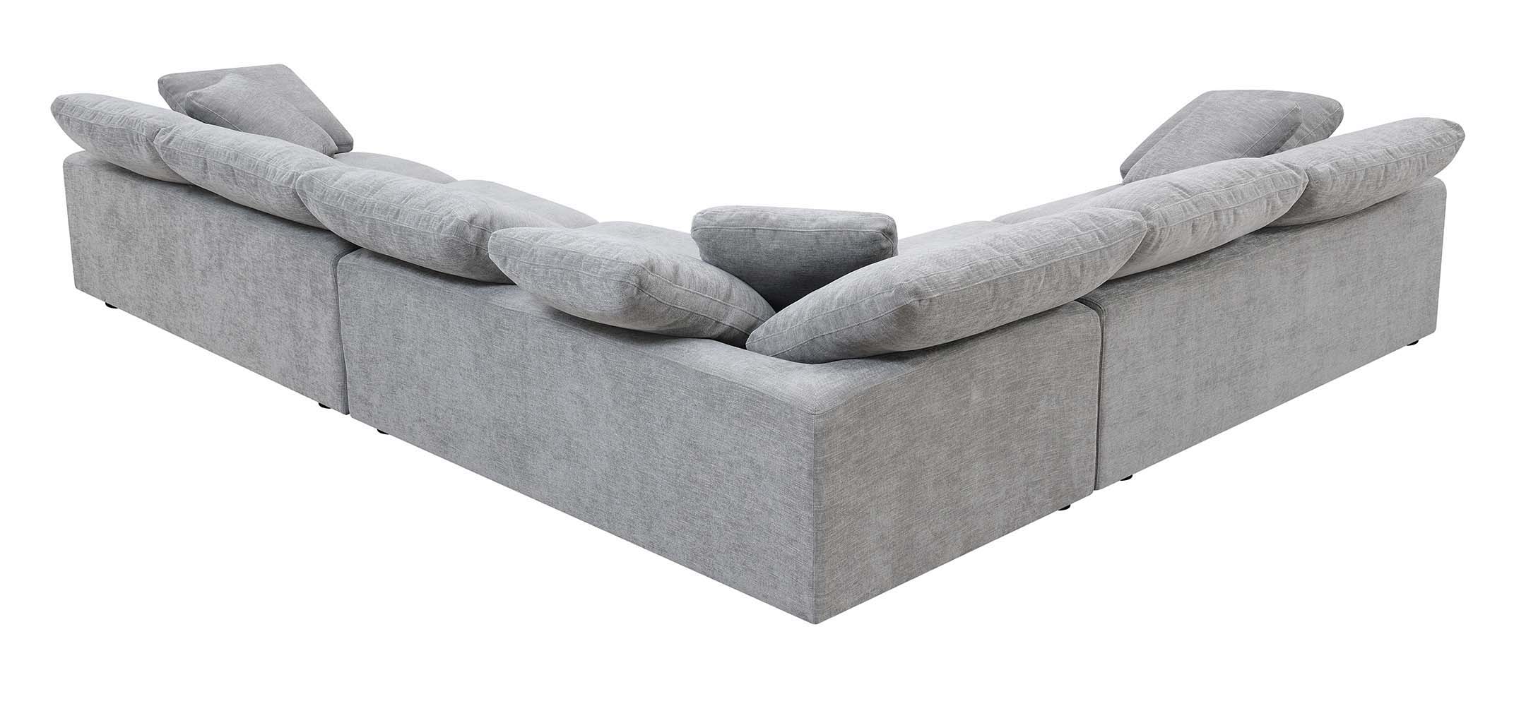 ACME Naveen - Sectional Sofa - Gray Linen | Meri Furniture