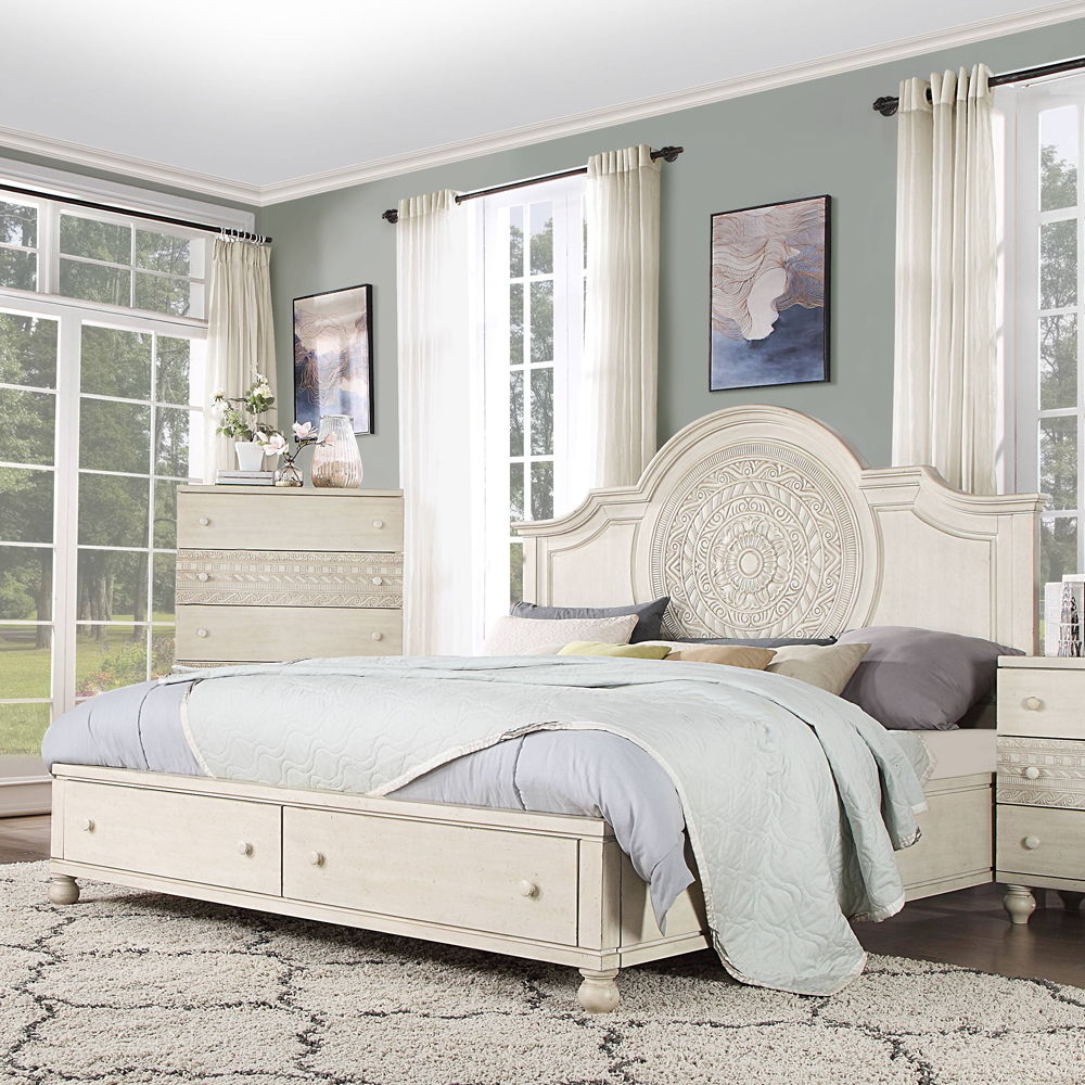 ACME Roselyne - Bed | Meri Furniture