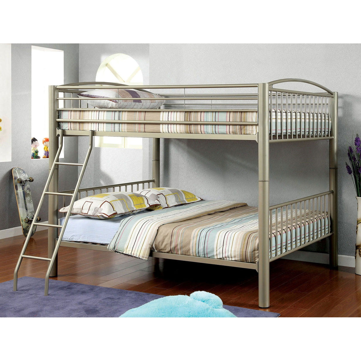 Furniture of America Lovia - Bunk Bed | Meri Furniture