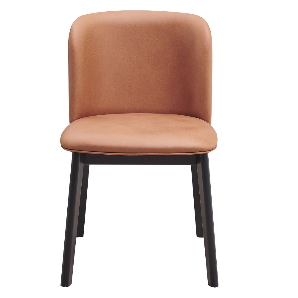 ACME Eliora - Side Chair (Set of 2) - Camel & Black | Meri Furniture