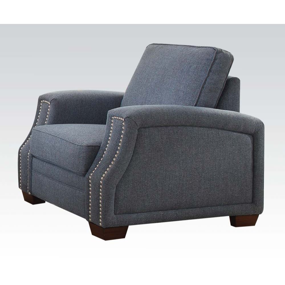 ACME Betisa - Chair - Light Blue Fabric | Meri Furniture