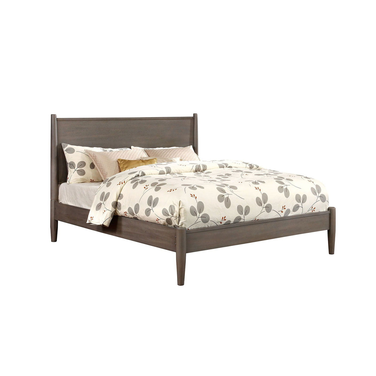 Furniture of America Lennart - Twin Bed - Gray | Meri Furniture