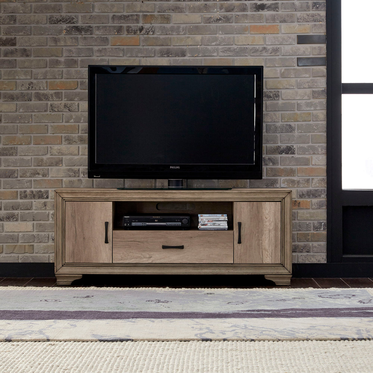 Liberty Furniture Sun Valley - 60" TV Console - Light Brown | Meri Furniture