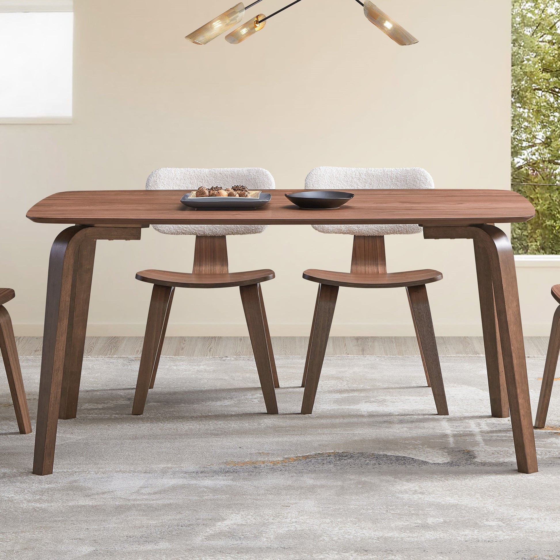 ACME Casson - Dining Table - Walnut | Meri Furniture
