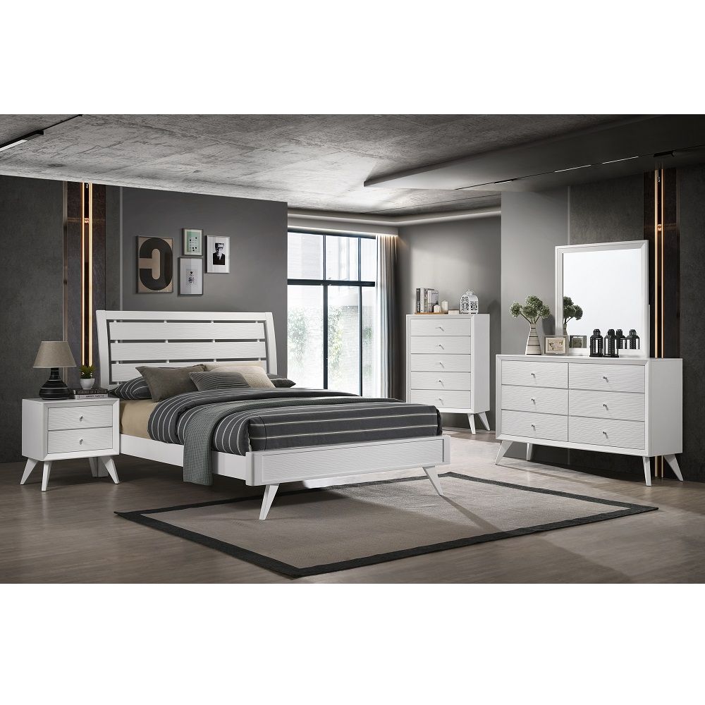 ACME Cerys - Mirror - White | Meri Furniture