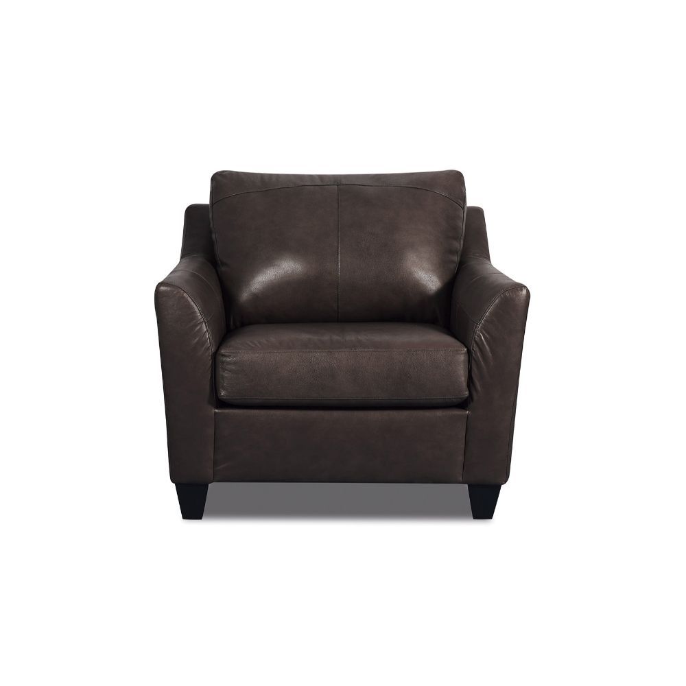 ACME Cocus - Chair - Espresso Top Grain Leather Match | Meri Furniture