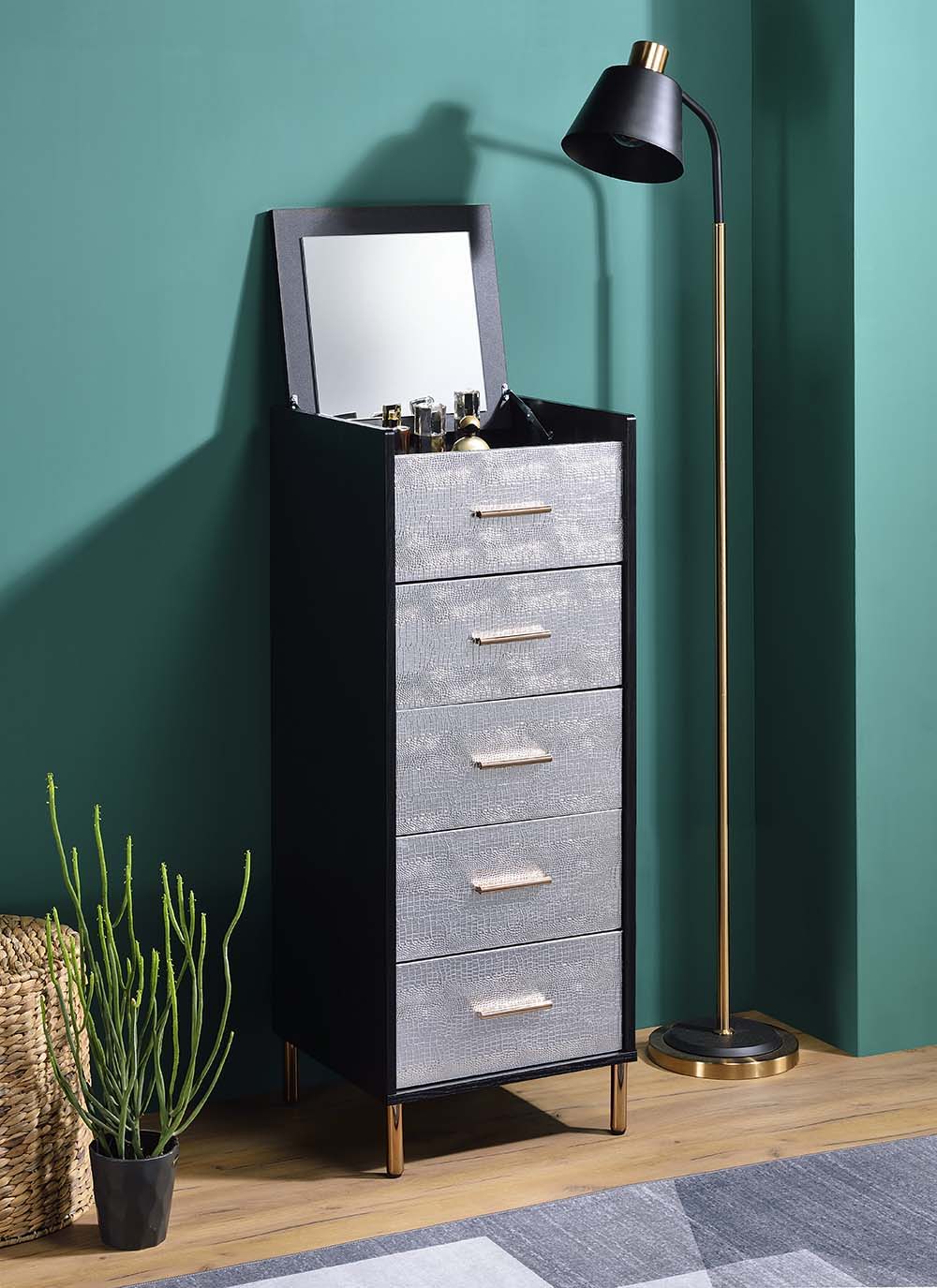 ACME Myles - Jewelry Armoire. | Meri Furniture