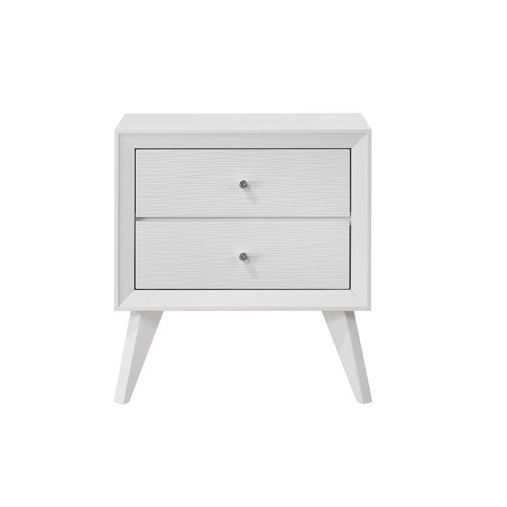 ACME Cerys - Nightstand - White | Meri Furniture