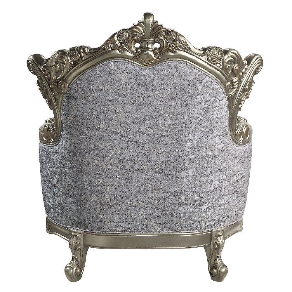 ACME Miliani - Chair With Pillow - Antique Bronze | Meri Furniture