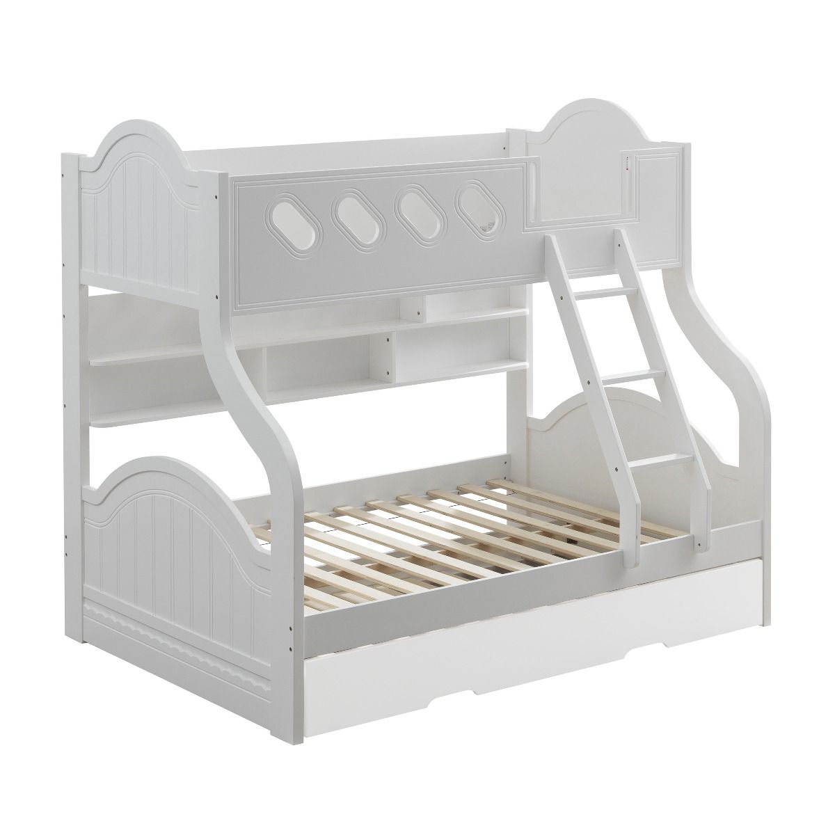 ACME Grover - Twin Over Full Bunk Bed - White | Meri Furniture