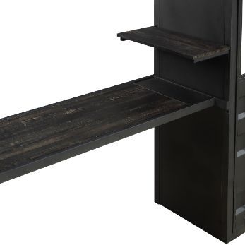ACME Cargo - Twin Bed - Gunmetal Finish | Meri Furniture