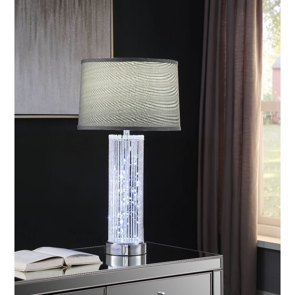 ACME Glaus - Table Lamp - Chrome | Meri Furniture