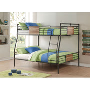 ACME Brantley - Bunk Bed - Sandy Black & Dark Bronze Hand-Brushed | Meri Furniture