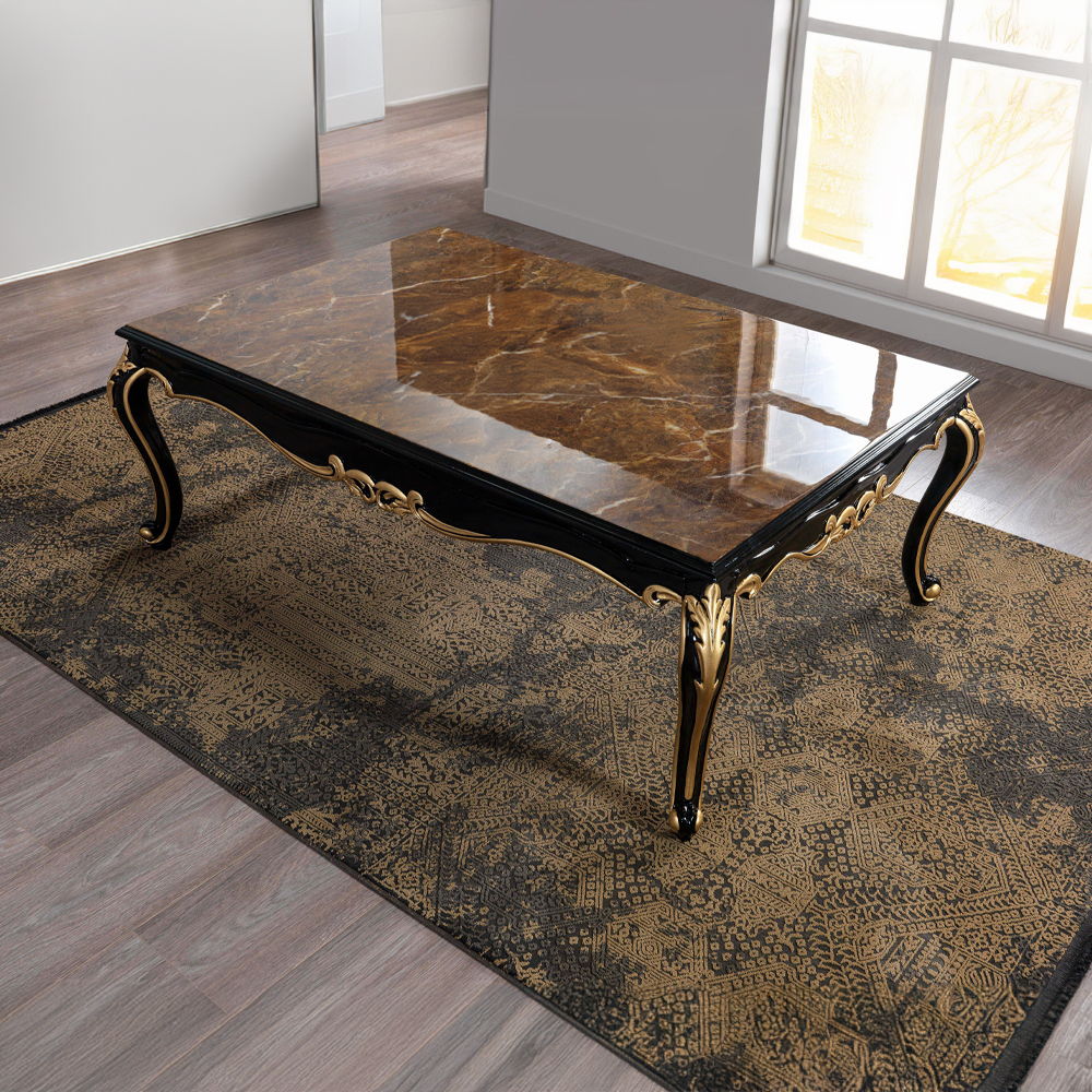 ACME Betria - Coffee Table - Gold & Black | Meri Furniture