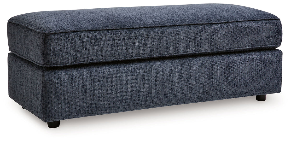 Signature Design by Ashley® Albar Place - Cobalt - Oversized Accent Ottoman | Meri Furniture