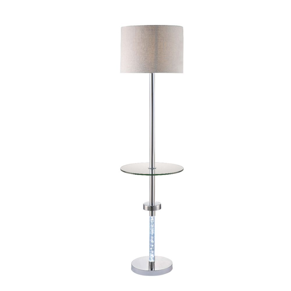 ACME Cici - Floor Lamp - Chrome | Meri Furniture