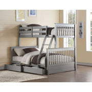 ACME Haley II - Twin Over Full Bunk Bed - Gray | Meri Furniture