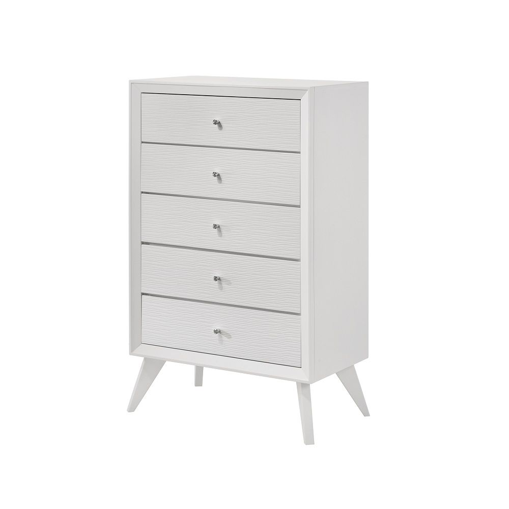 ACME Cerys - Chest - White | Meri Furniture