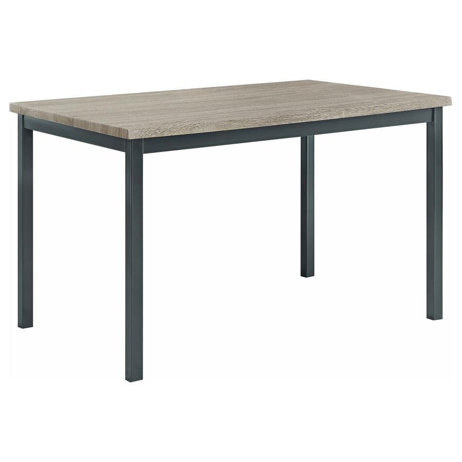Coaster Fine Furniture Garza - Rectangular Composite Wood Dining Table - Gray | Meri Furniture