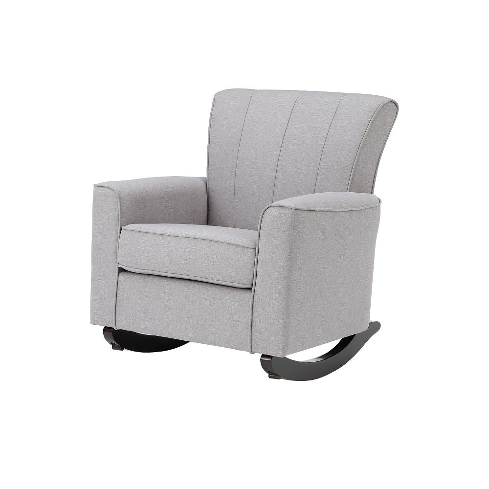 ACME Denzell - Rocking Chair - Light Gray | Meri Furniture