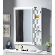 ACME Mirror 5mm • Storage: 1 Door, Full-Length Container Lock • Shape: Rectangular • Orientation: Vertical (Portrait) • Metal Frame: Recessed Panels (Cargo Container Panels), Iron Plate (20 x 70mm), MDF | Meri Furniture