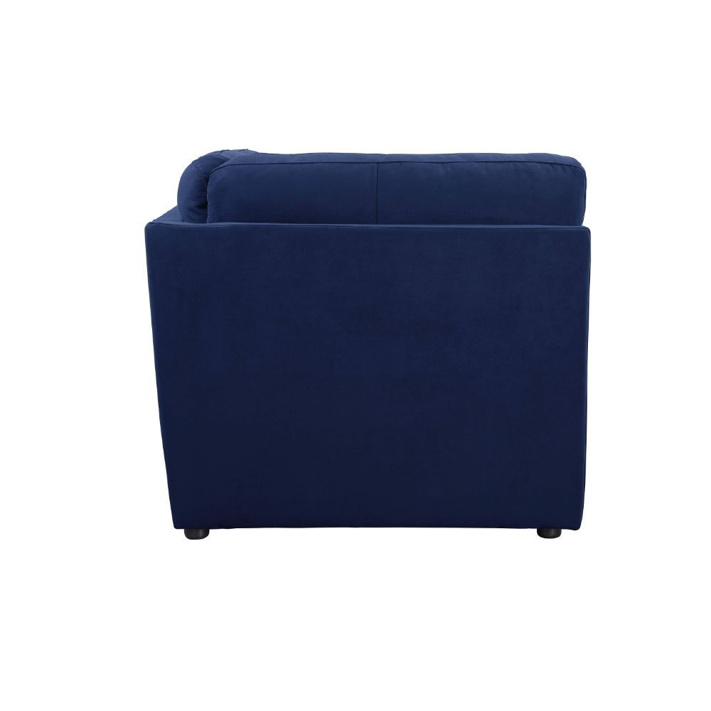 ACME Crosby - Wedge - Blue Fabric | Meri Furniture