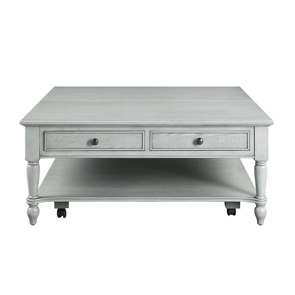 ACME Ramiro - Coffee Table - Rustic Gray Finish | Meri Furniture