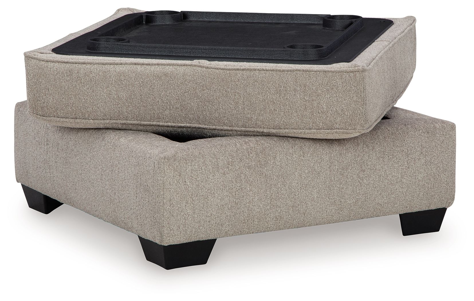 Signature Design by Ashley® Claireah - Umber - Ottoman With Storage | Meri Furniture