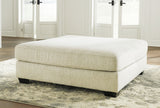 Ashley Furniture Rawcliffe - Parchment - Oversized Accent Ottoman | Meri Furniture