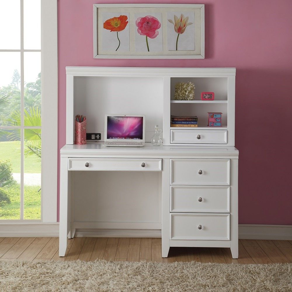 Lacey - Writing Desk - White