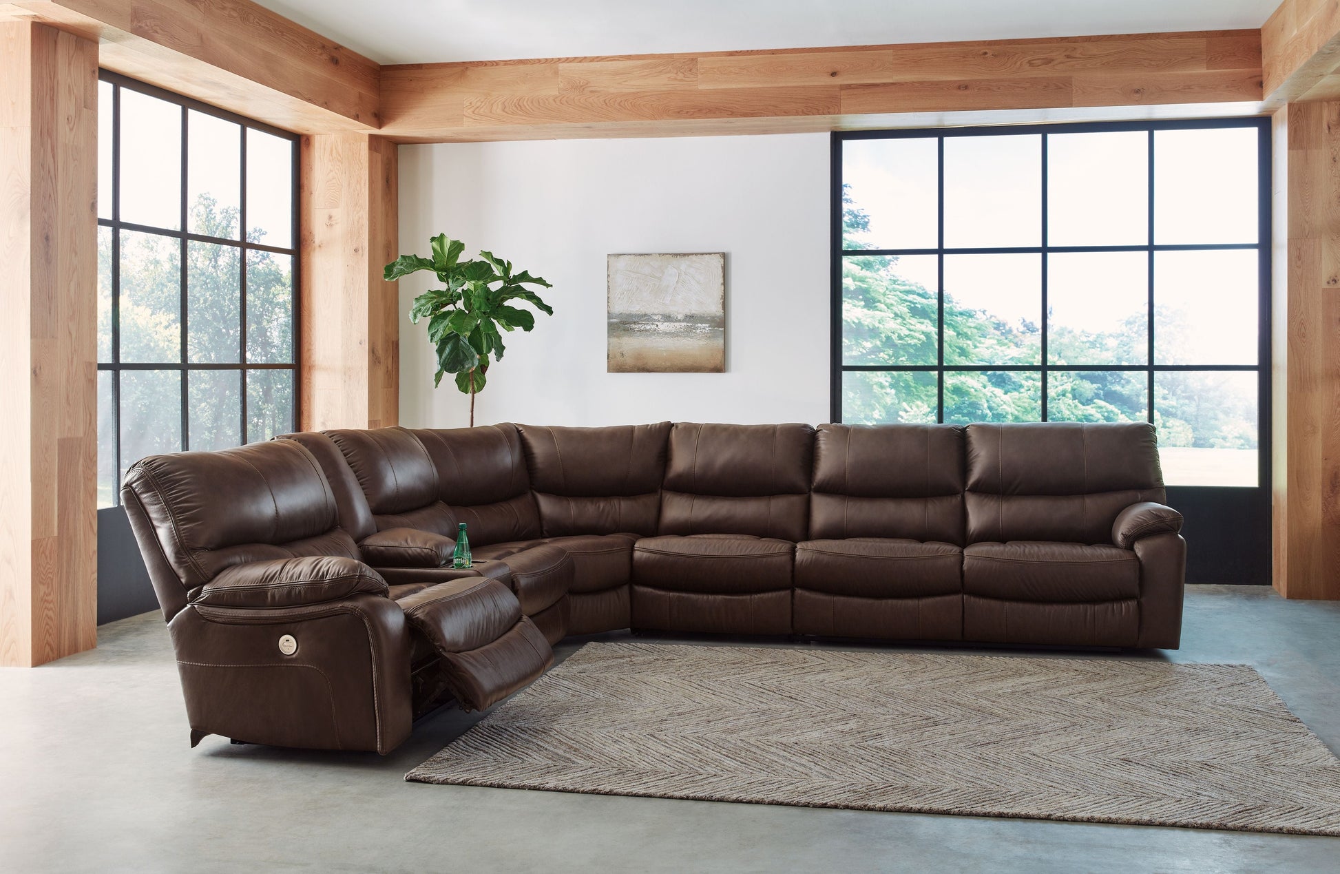 Signature Design by Ashley® Family Circle - Power Reclining Sectional | Meri Furniture