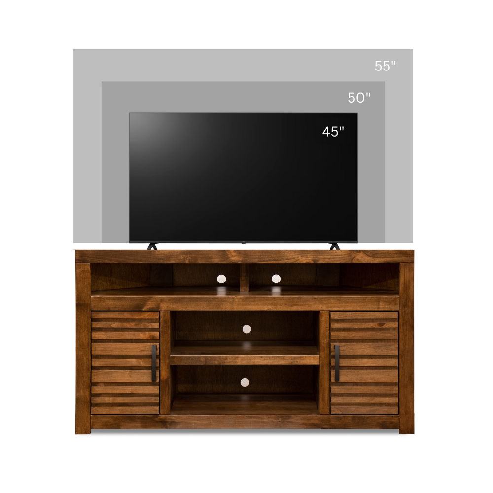 Sausalito - Corner TV Console - Brown
