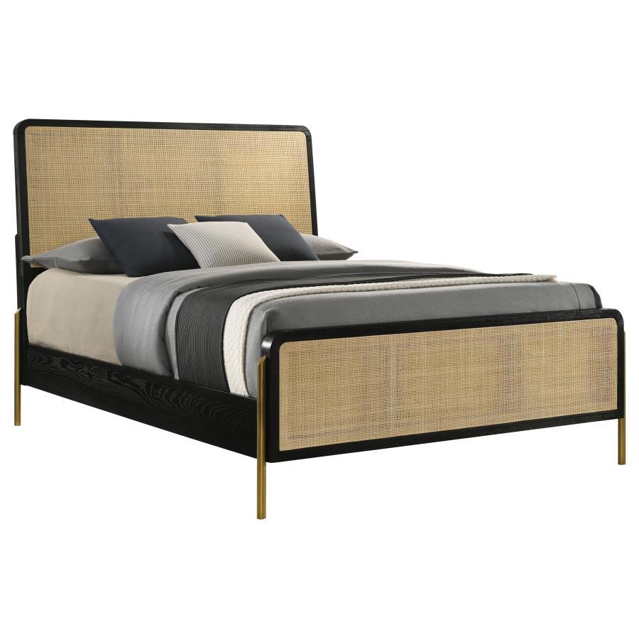Coaster Fine Furniture Arini - Rattan Panel Bed | Meri Furniture