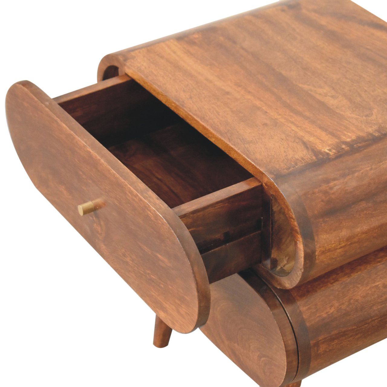 Bubble Nightstand - Brown