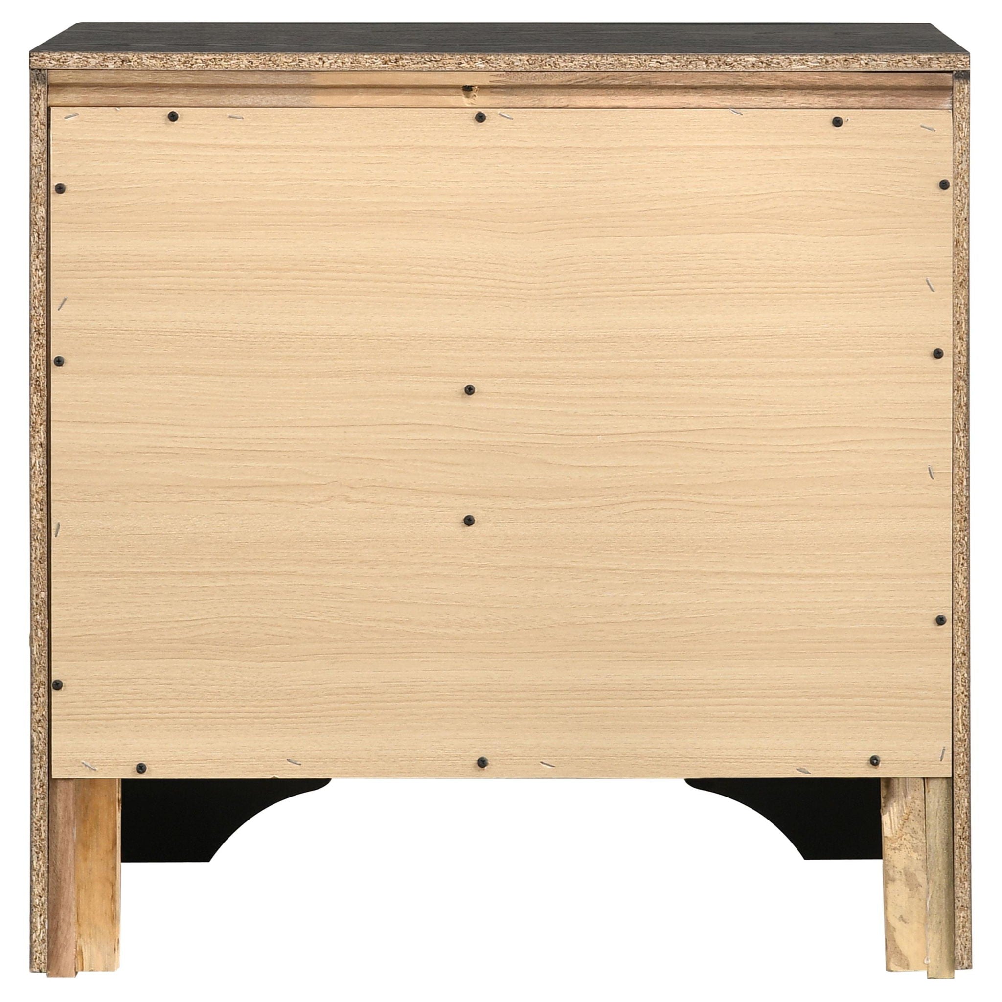Miranda 3-drawer Nightstand Bedside Table Black