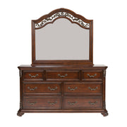 Liberty Furniture Messina Estates - Dresser & Mirror - Dark Brown | Meri Furniture