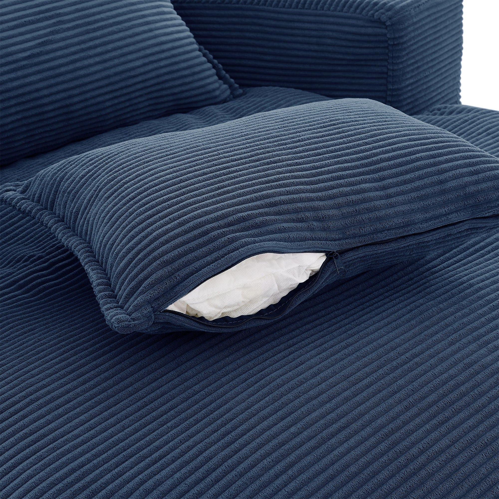 360° Swivel Accent Barrel Chair With Dual Layer Cushion And 3 Removable Pillows