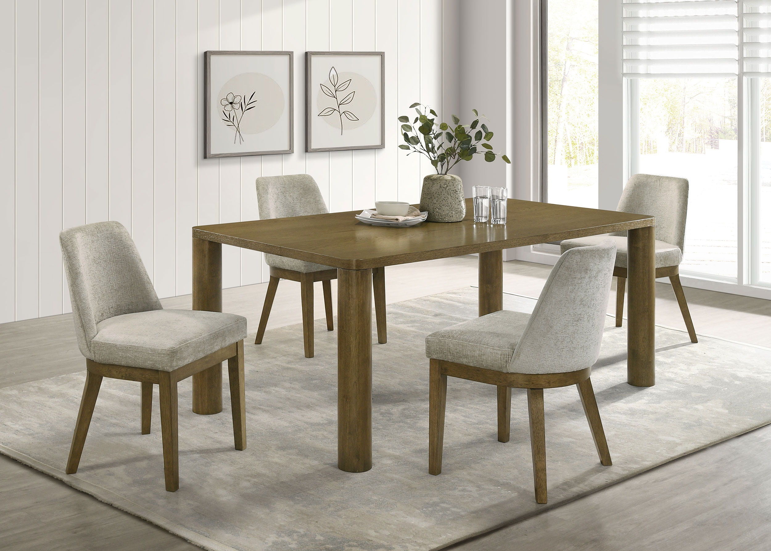 Coaster Fine Furniture Castlewood - Rectangular Dining Set | Meri Furniture