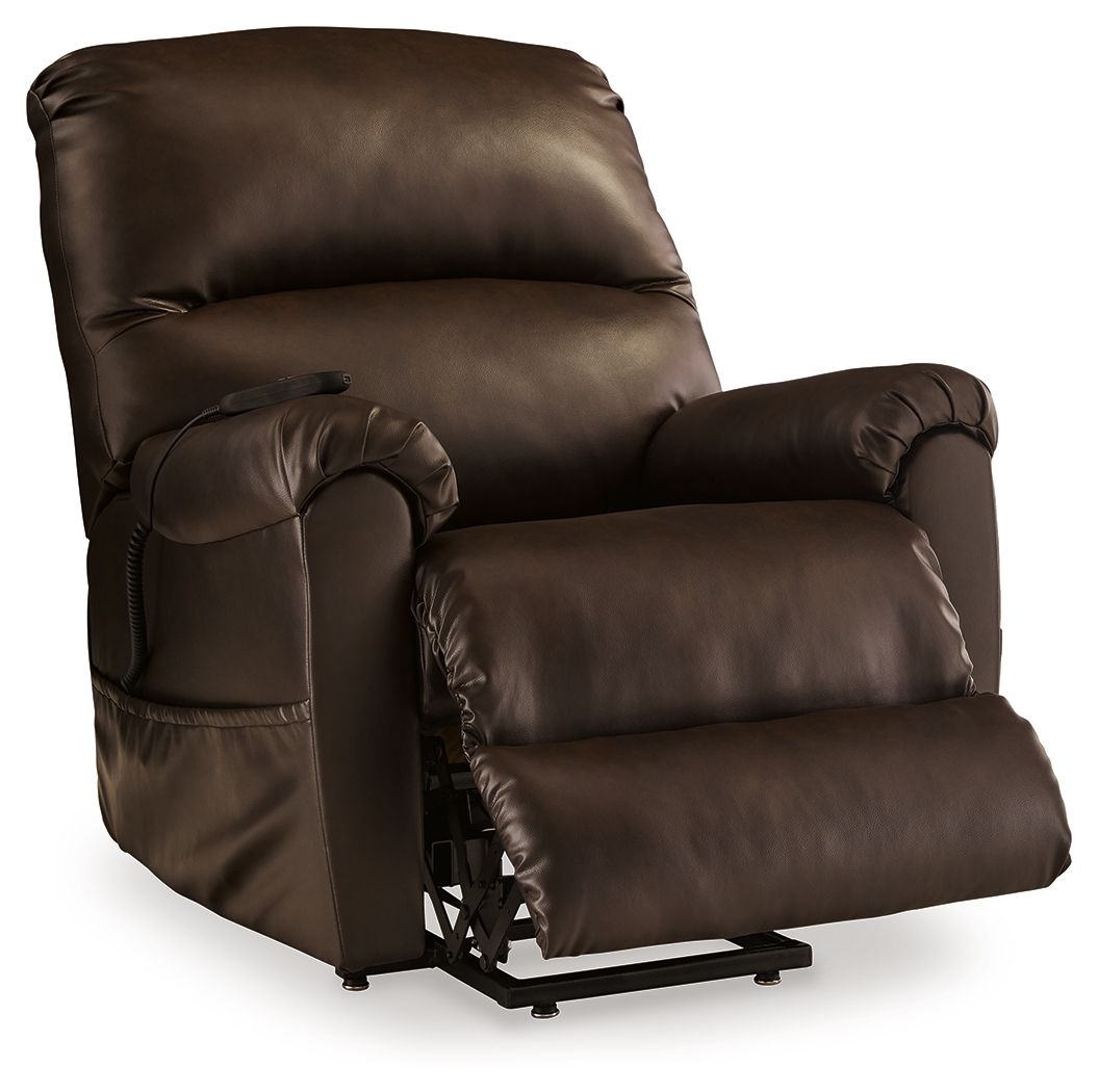 Signature Design by Ashley® Shadowboxer - Power Lift Recliner | Meri Furniture