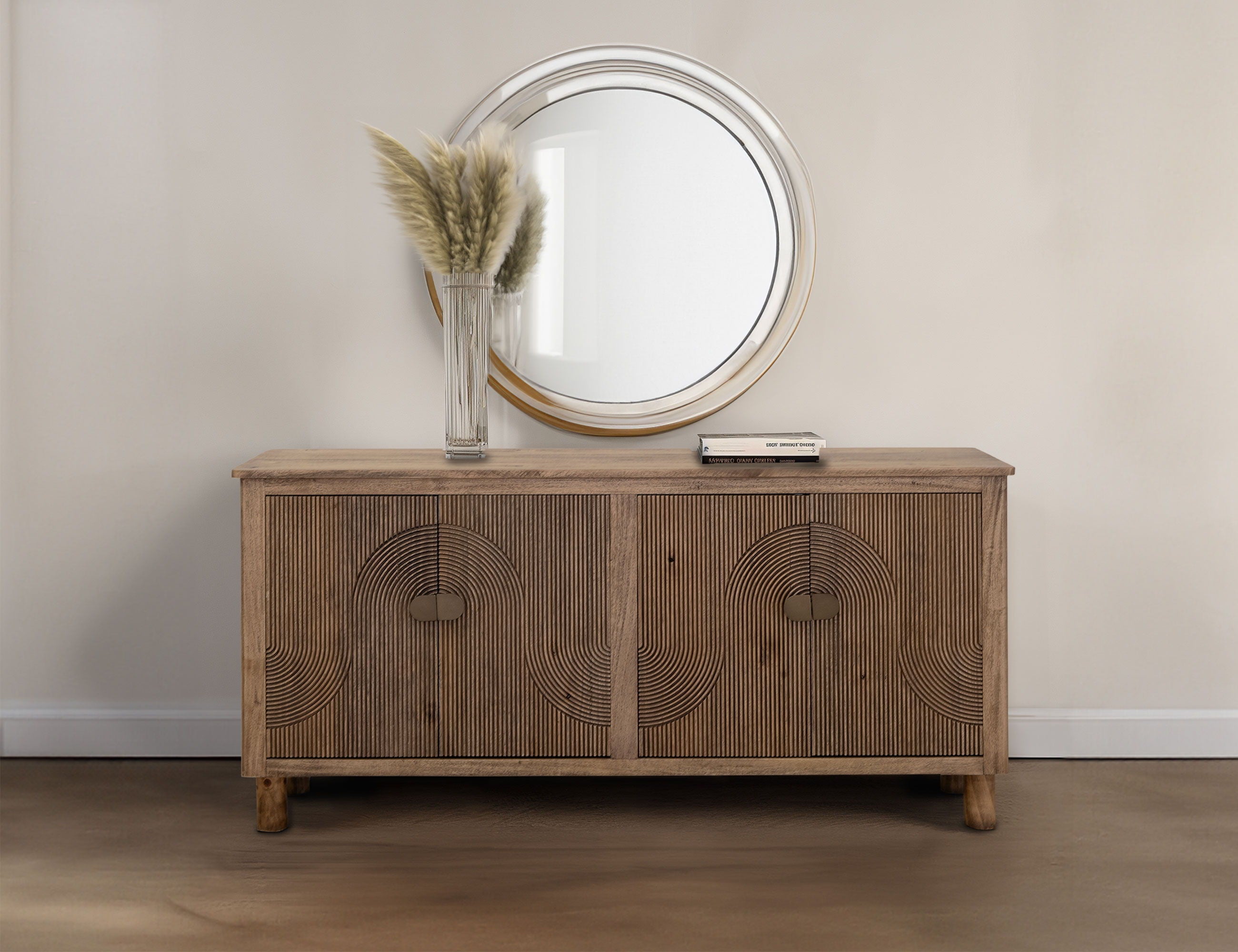 International Furniture Direct Rainbow - Console - Brown | Meri Furniture