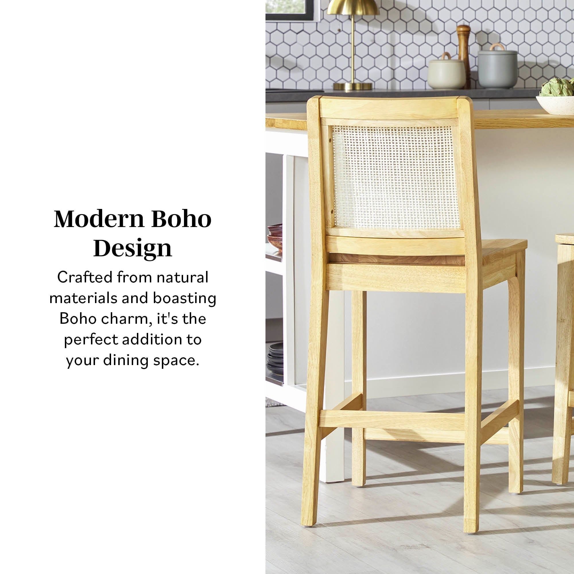 Transitional Counter Stool (Set of 2) - Natural