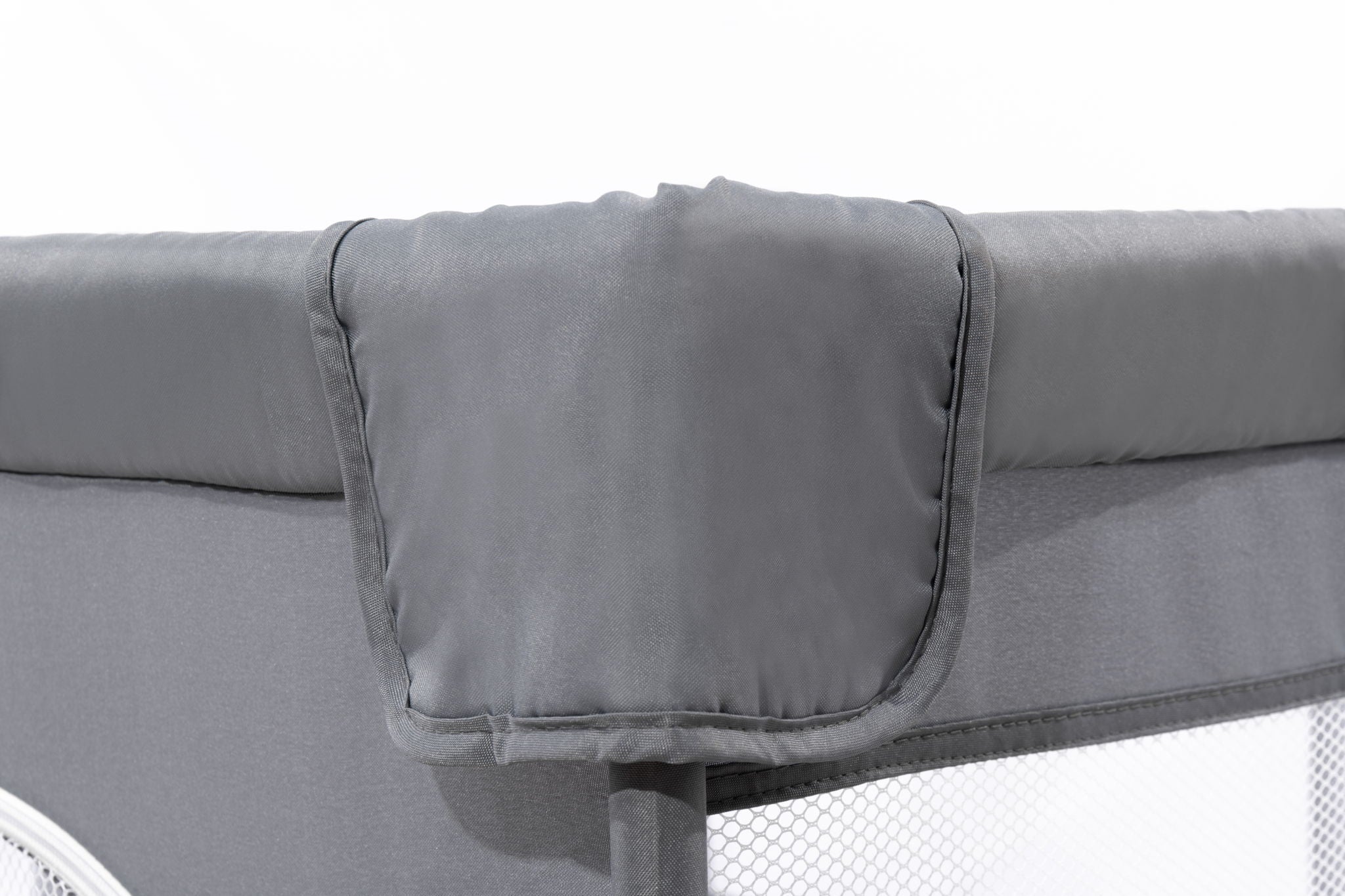 Fabric Baby Playpen, Baby Fence Play Area With Anti Slip Base - Gray